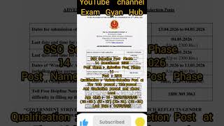 ssc selection post phase 14 notification 2026 #ssc