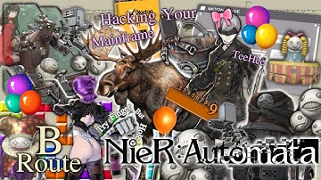 Nier: Automata - Route B | Hack(mainframe.exe)