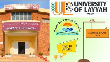 University of Layyah Admission Fall 2025
