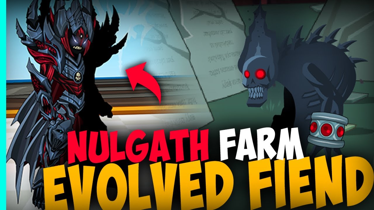 AQW - Evolved FIEND of Nulgath Set (Nulgath Farm, Ep 4) + Evolved Primal Pet