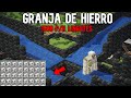 GRANJA DE HIERRO FÁCIL  EFICIENTE  (1500 LINGOTES POR HORA) PARA MINECRAFT JAVA 1.21