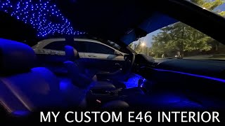 Custom BMW E46 Interior Mods