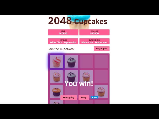 2048 Cupcakes. Do you like cooking cakes? Look at them…, by Veve Games