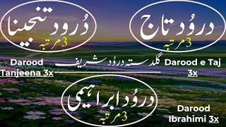 Darood e Taj 3x, Darood Tanjeena 3x, Darood Ibrahimi 3x | Guldasta Durood Sharif | Soft Voice-Durood screenshot 4