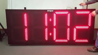 DC-300-GPS, 30 Inch LED Digital GPS Atomic Outdoor Time of Day Clock