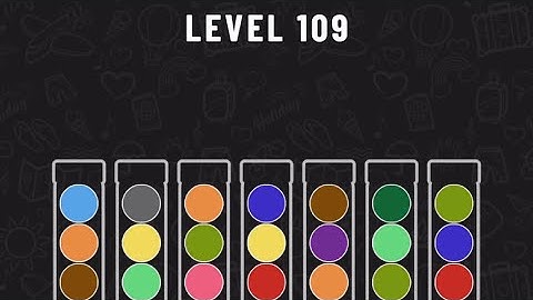 Ball Sort Puzzle Level 109 #ballsortpuzzle #ballsortpuzzlegameplay #puzzlegame #mobilegames