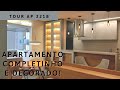 TOUR 221B - APARTAMENTO 64M² COM COLORIDO, CRISTALEIRA ILUMINADA E FRASE EM NEON!