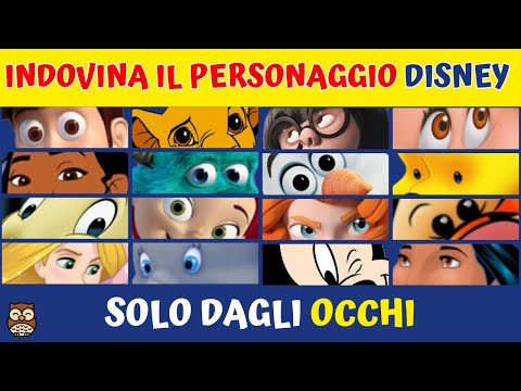 Quanto conosci i personaggi Disney? Indovina solo dagli occhi