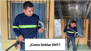 ¿Como doblar tubería eléctrica? EMT Te explico paso a paso.