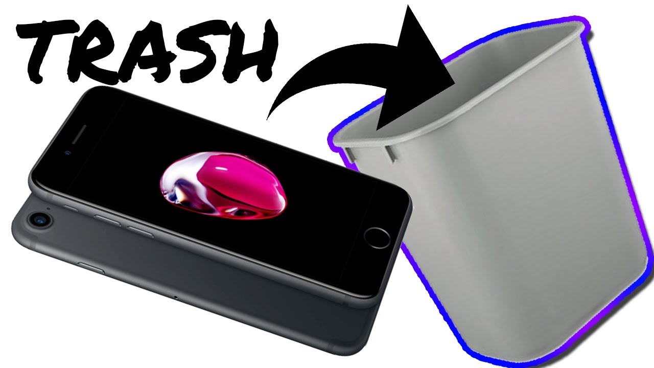 Throwing Away An Apple iPhone 7 YouTube