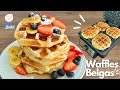 WAFFLES ESTILO BELGA | RECETA DE GOFRES, el desayuno especial para MAMÁ | POSTRES CON IXCHEL