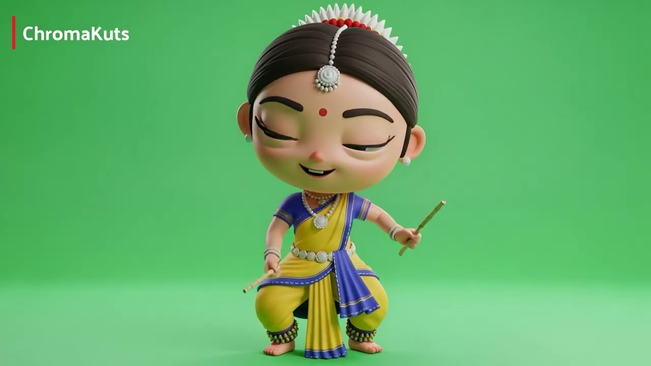 Andhra Pradesh Dance Green Screen | Indian Folk Dance for Reels & Shorts