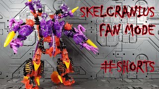 [Shorts] Transformers Kingdom Fossilizer 2x Skelivore + 2x Tricranius Fan Mode (Paleotrex Raconite)