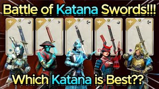 Battle of Katana Swords! Including NEW Destroyer of the Epochs - Shadow Fight 3