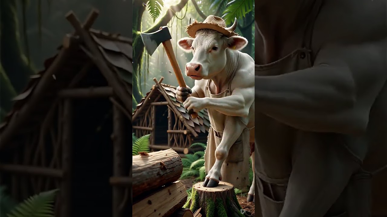 The Jungle Builder: Cow’s Mission in the Wild