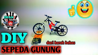 KEREN membuat miniatur sepeda gunung dari korek gas