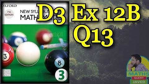 Q13 || Ex 12B || D3 || Area and Volume of Similar Figure and Solids