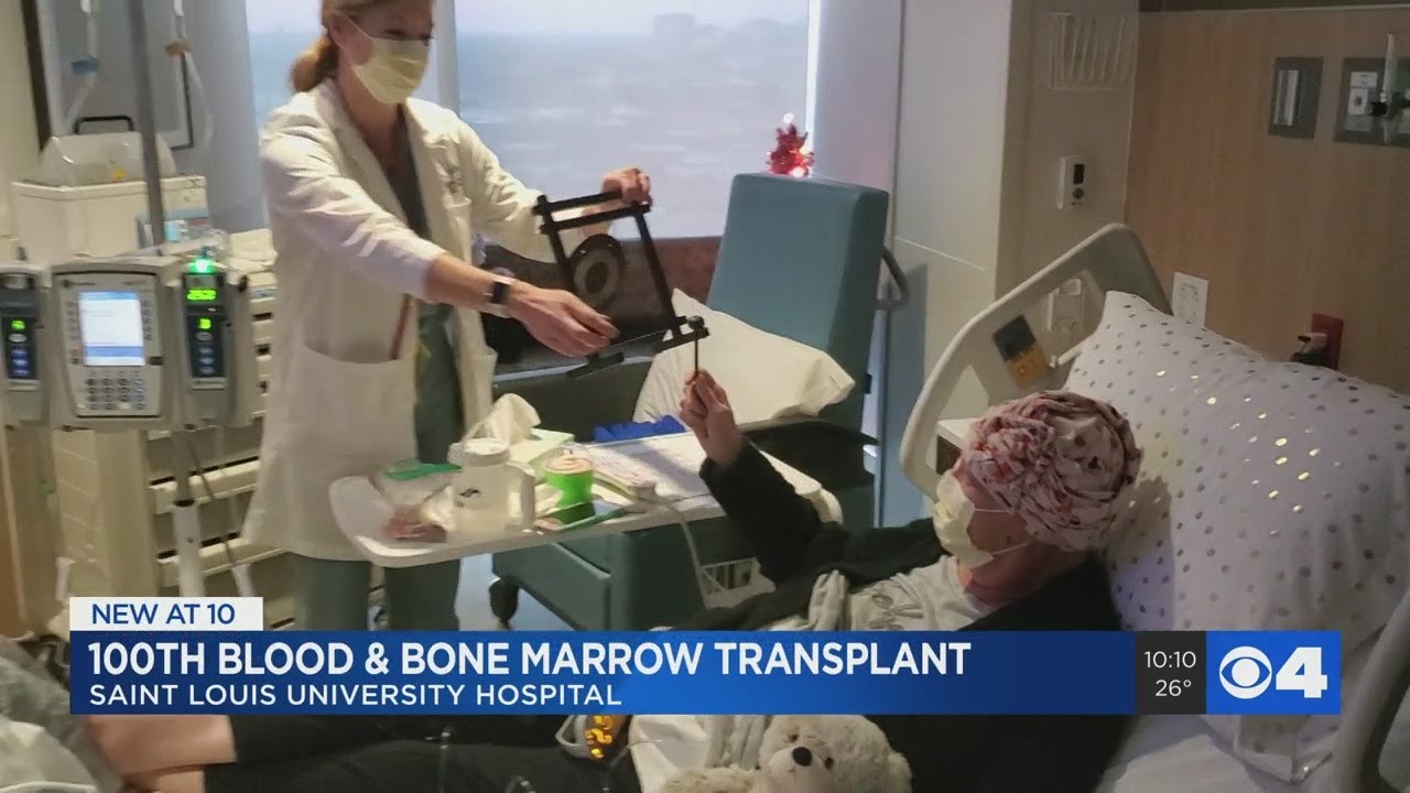 100th blood and bone marrow transplant of 2020 performed at SLU