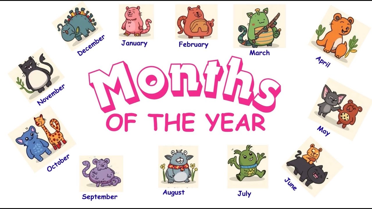 12 Months of the Year Song 🌸❄️☀️🍁 | Fun Learning for Kids & Toddlers