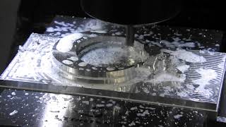 DIY CNC MILL High Speed Test2 ( Alu 5083 )