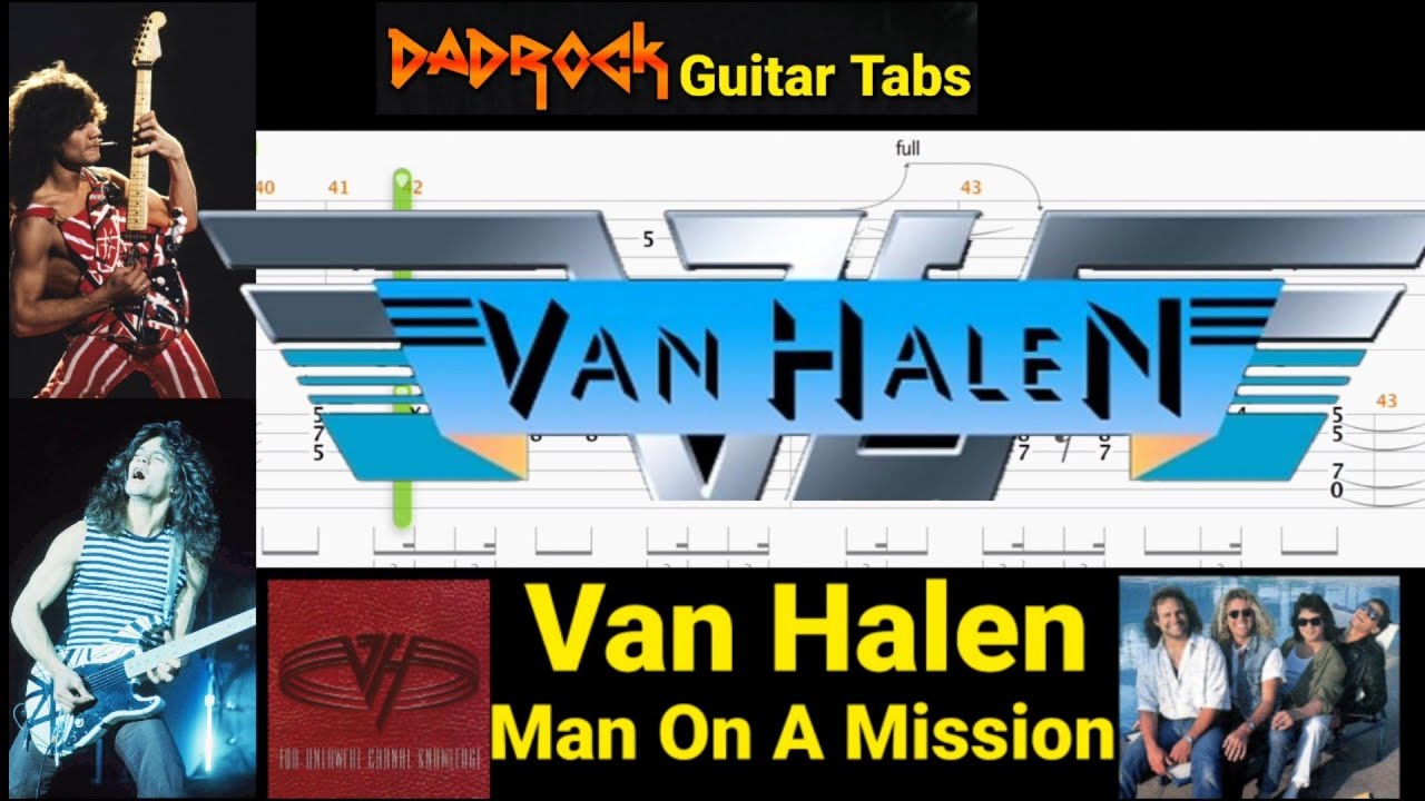 Man On A Mission - Van Halen - Lead Guitar TABS Lesson