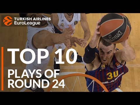 Top 10 Plays  - Turkish Airlines EuroLeague Regular Season Round 24
