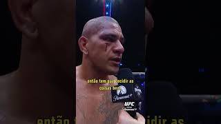 Veja o Alex Pereira Diz a pós perder a luta