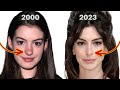 Anne hathaways before and after denies nose job lorry hill