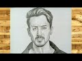 TIGER SHROFF DRAWING WITH PENCIL SHADE PORTRAIT PAINTING 
