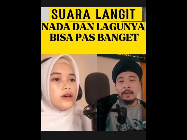 Suara langit - Nada dan lagunya bisa pas banget - Al ahzab ayat 17 class=