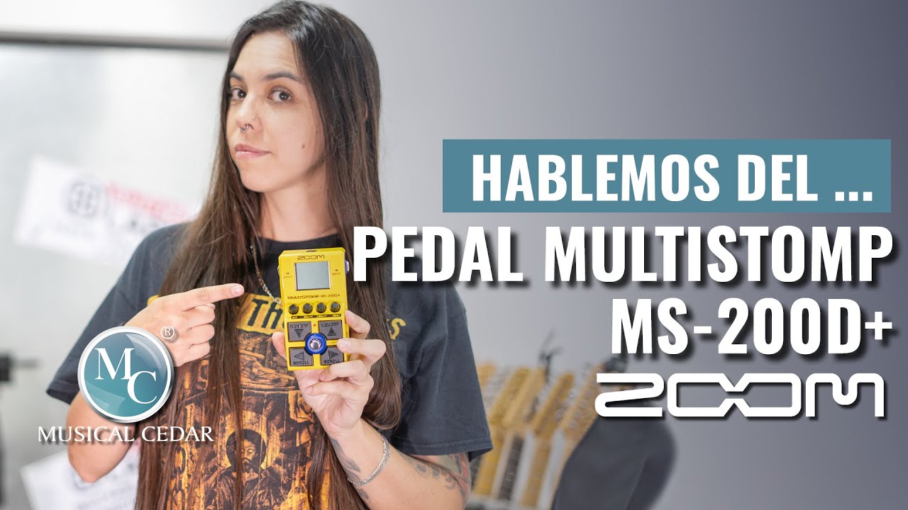 Hablemos del pedal Zoom MS-200d+ Multistomp con Lina Bermúdez