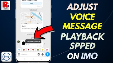 How to Adjust Voice Message Playback Speed on IMO