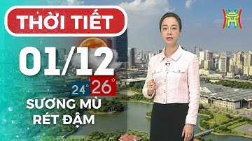 Dự báo thời tiết Hà Nội đêm nay, ngày mai 01/12 | Hà Nội đón không khí lạnh tăng cường