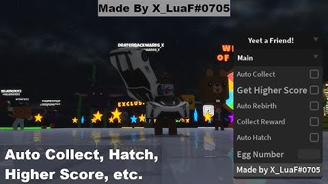 Yeet a Friend! Script | Auto Collect, Hatch, Higher Score, etc.