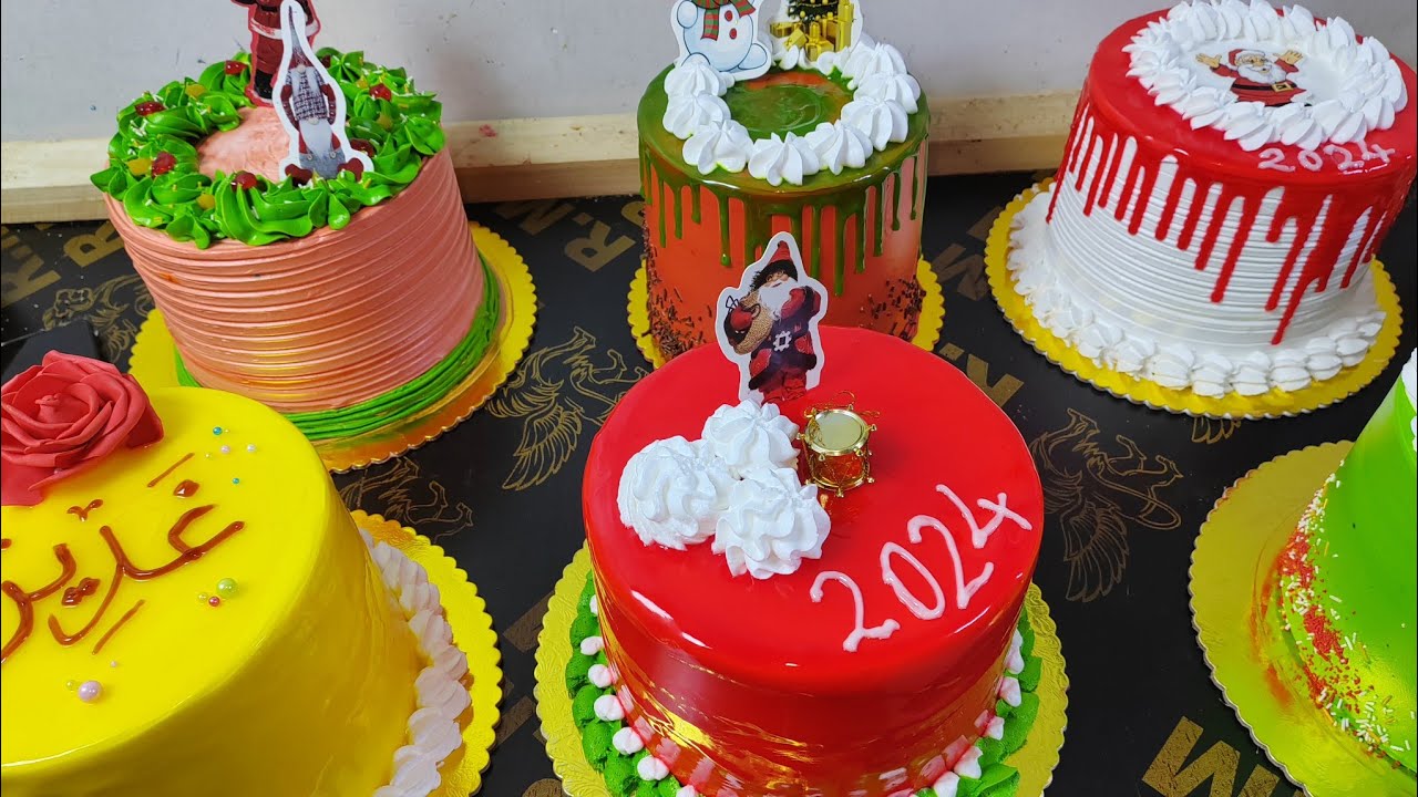 تزيين كيك رأس السنة 2024 موديلات كلش حلوه مشاهده ممتعه ♥️❤️♥️❤️