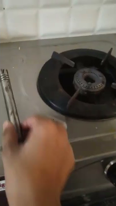 How to turn on manual gas stove 👍
