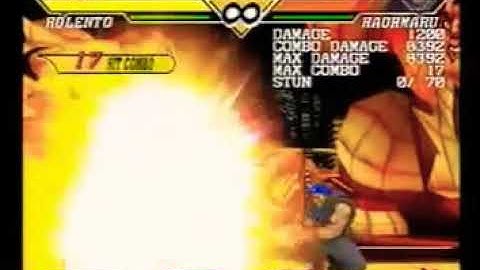 CVS2 ROLENTO Custom Combo open up defense  カプエス2 ロレント 崩しオリコン