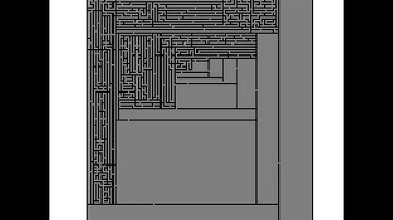 Recursive Division maze animation