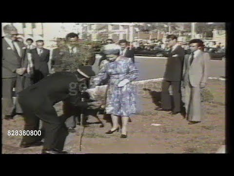 زلزال الأصنام الشلف  زيارة ملكة بريطانيا إليزابيث والأمير فيليب