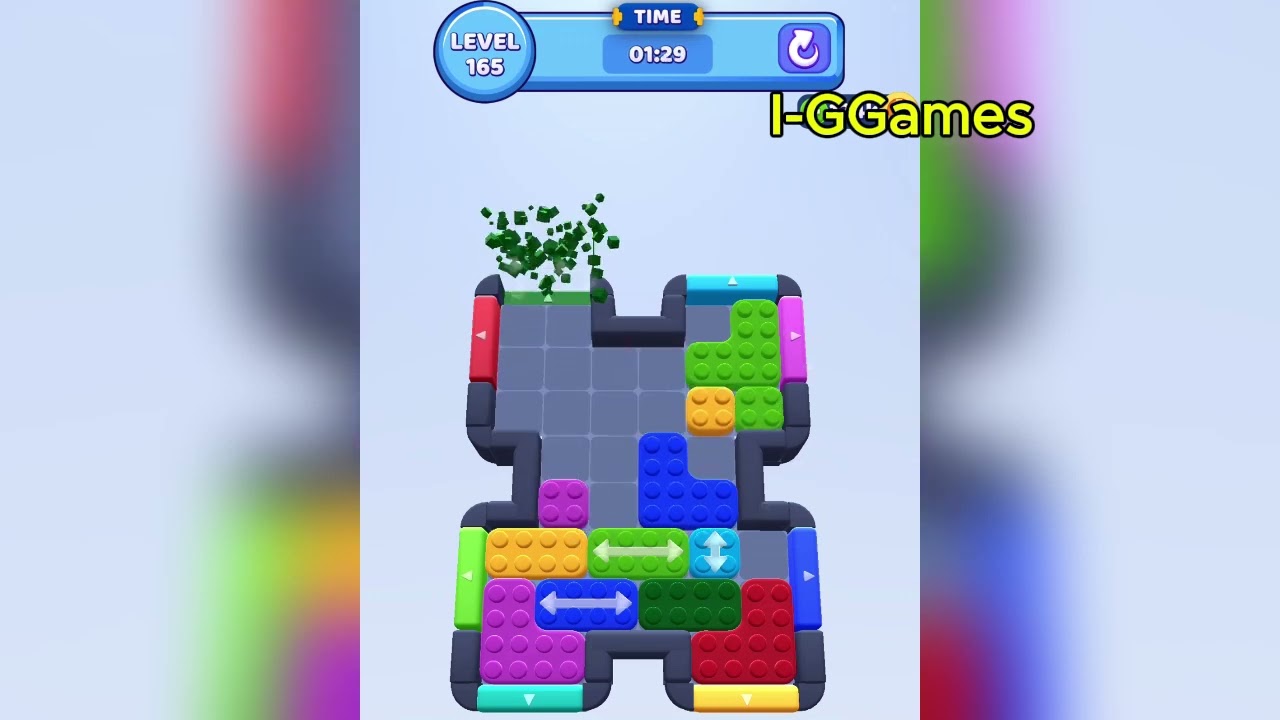 るみページ Color Block Jam Level 165 - YouTube