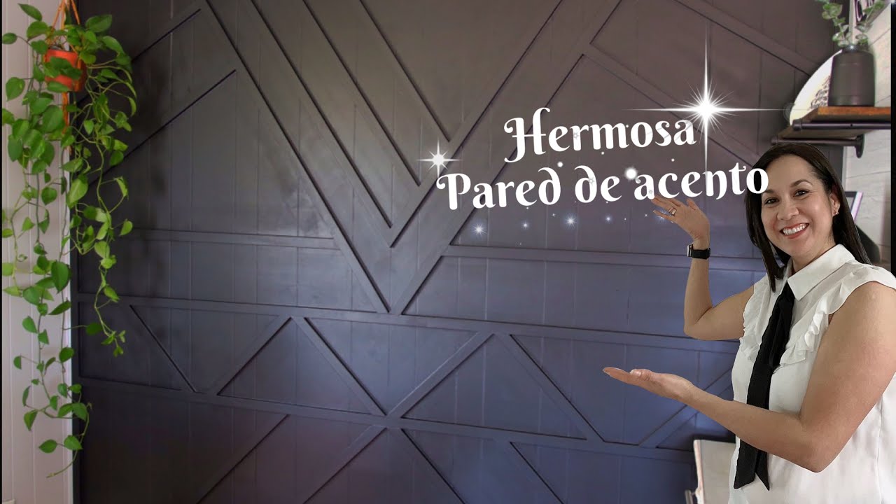 Como hacer una pared de acento con madera | Transformando una Pared