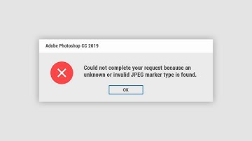 FIX: Invalid JPEG Markup Type Photoshop Error | Windows, Mac
