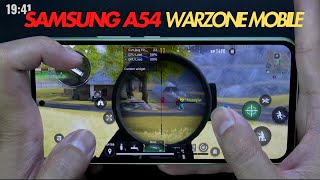 Test game Call of Duty Warzone Mobile on Samsung Galaxy A54