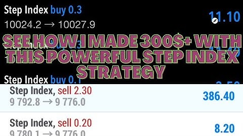 How I made 300$ today from step index with 2021 killer strategy/ How to trade step index. Forex
