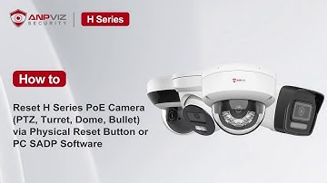 How to Reset pwd H Series  PTZ, Turret, Dome, Bullet PoE Camera via Reset Button or PC SADP Software