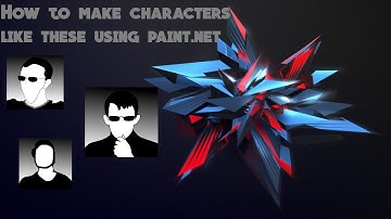 How To Make a Cartoon Character in Paint.net ✓