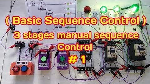 3 Stages Manual Operation Control (tagalog) ( Basic Sequence Control Tutorial