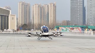 Chinese-made passenger-carrying UAV completes first commercial flight