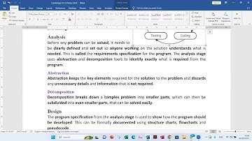 Cambridge Computer Science Chapter 7 Algorithm Design and Problem Solving Part 1