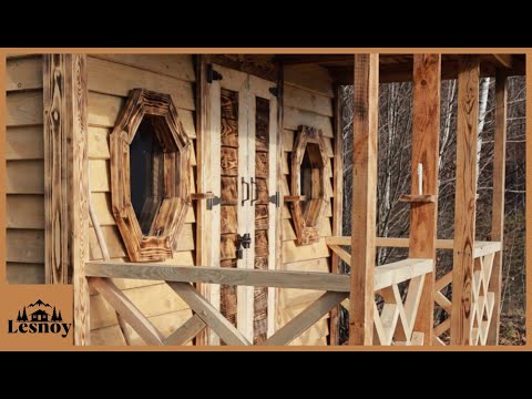 Built a two-surface house. Equipped inside